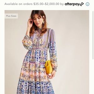 Anthropologie Anastasia maxi dress NWT size 10